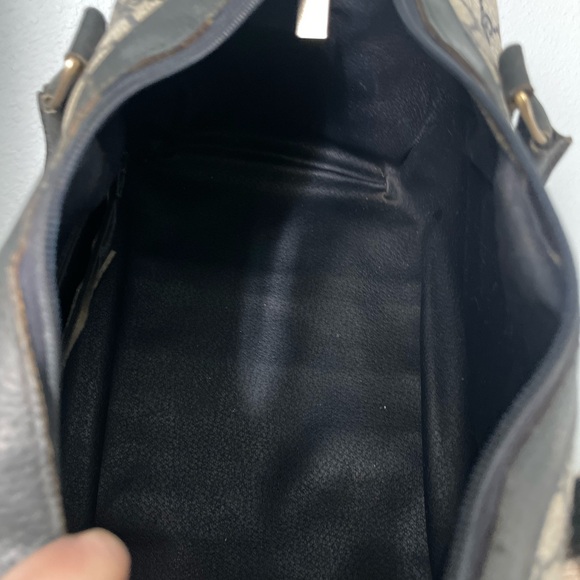 Gucci Vintage Sherry Line Guccissima Canvas Leather Trim Boston Bag - Picture 12 of 14